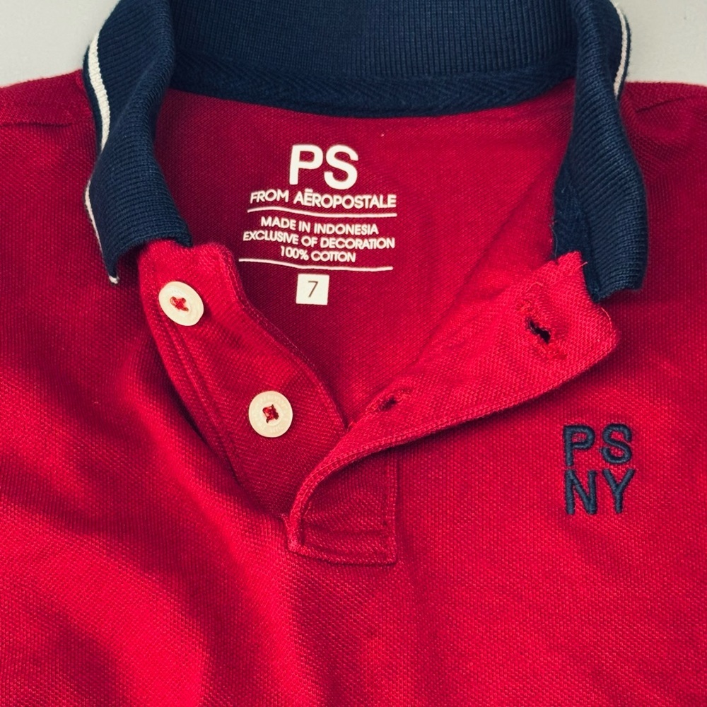 PS From Aéropostale Boys’ Polo Shirt – Size 7 - Picture 6 of 6